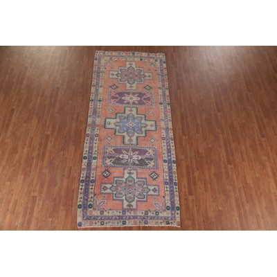 Tapis rétro en laine 5 x 11