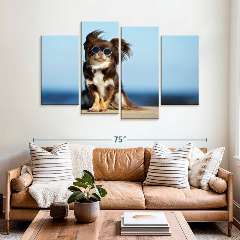 Brampt Cool Chihuahua, 42" H x 68" W