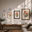 Study in Bloom Botanical - Framed Print-874840108-874840111