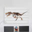 Imprimé squelette Topeka Big T-Rex sur bois blanc-754819628