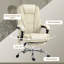 Fauteuil de massage avec repose-pieds, fauteuil de bureau de direction avec 6 points de vibration et chaleur, fauteuil d'ordinateur inclinable, fauteuil de bureau pivotant, hauteur réglable-54473481