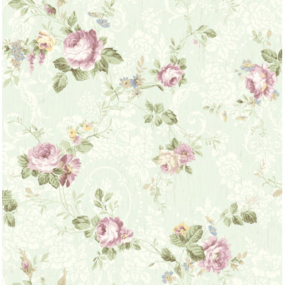 Rouleau de papier peint l 33 pi x l 20,5 po floral trail Tyrion