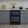 Newair 24" 46 Bottle Dual Zone Built-in Wine Refrigerator with Beechwood Shelves and Safety Lock