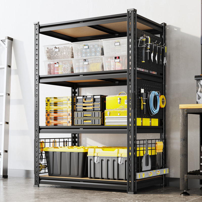 35.4 " W Steel Shelving Unit, 60"H*35.4"W*15.7"D
