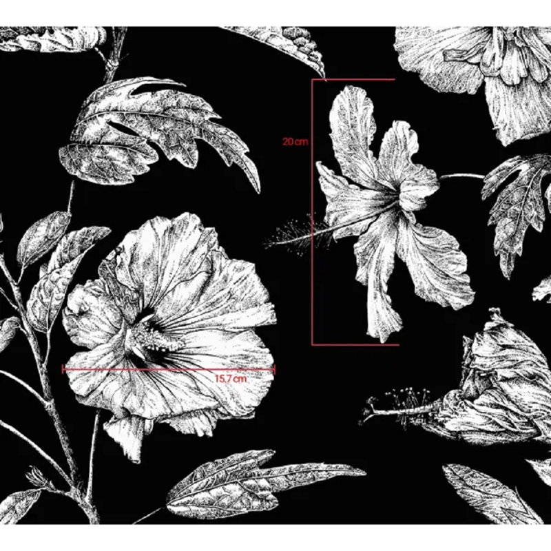 Hibiscus Haiti Flower Wallpaper, Ebony