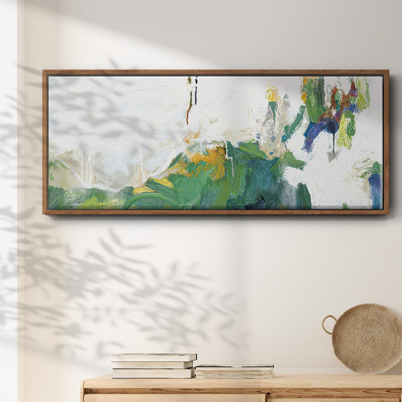 Hints of Spring - Toile encadrée, H 20 po x l 50 po