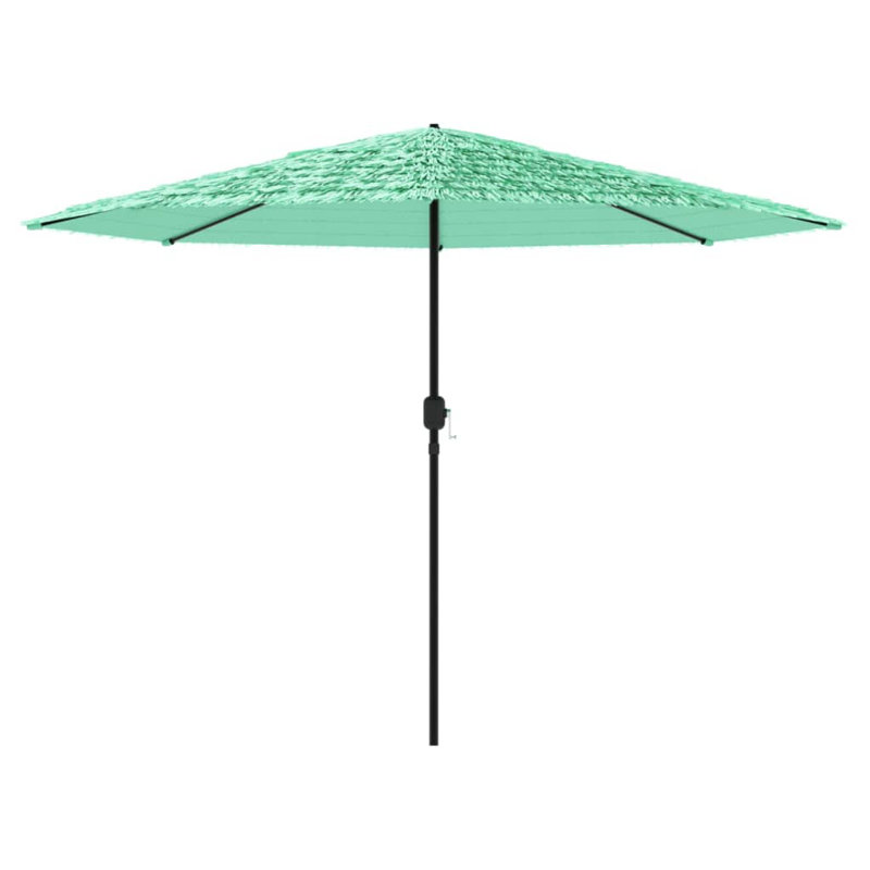 Beach Parasol, Green, 248cm H x 388cm W x 388cm D