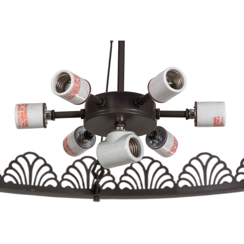Shell And Ribbon 8 - Light Pendant