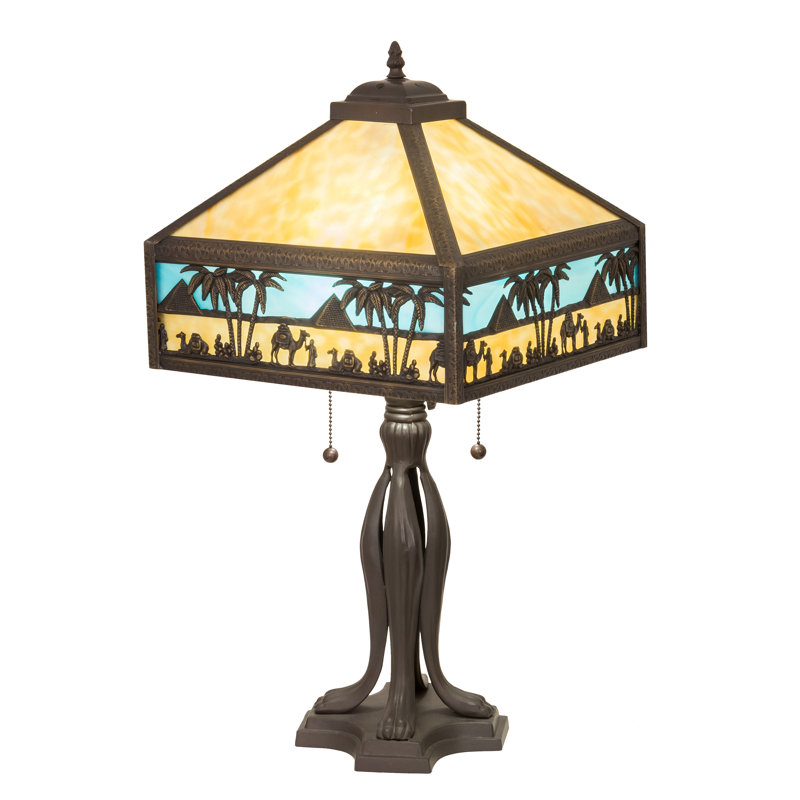 26" High Camel Mission Table Lamp