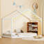Structure de lit en métal avec tablettes et lumières-674095051-674095048
