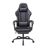 Ergonomic Gaming Chair Faux Leather Reclining  Swiveling PC & Racing Massage Video Game Chair with Footrest