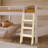 38.03'' Tall Wood Step Ladder