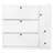 Space Shoe Rack With Pull-down Seat And 3 Drawer Containers, White Freestanding Cabinet Adjustable Drawers Seat,-198441368