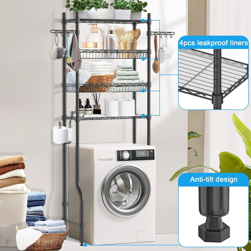 Rangement pour salle de bain Marleth, Gris