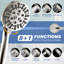 Pomme de douche à double filtre filtrée en nickel brossé à 9 réglages avec boyau extra long 79 po-125373118