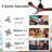 42-Inch Ceiling Fan Without Light, Solid Wood Blades, Downrod Mount For Sloped Ceiling ≤15°, Reversible Quiet DC Motor, Remote Control With 6 Speeds & Timer, Energy Saving For Bedroom, Living Room