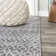 Tapis gris / crème Altab