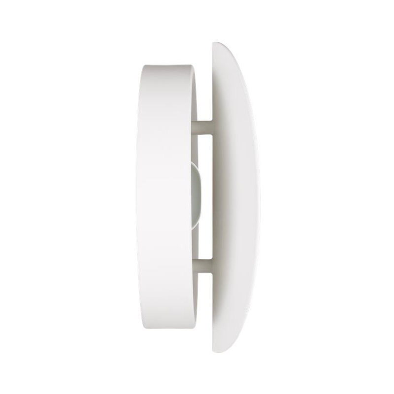 Keef LED Flush Mounted Sconce, Matte White, Matte White