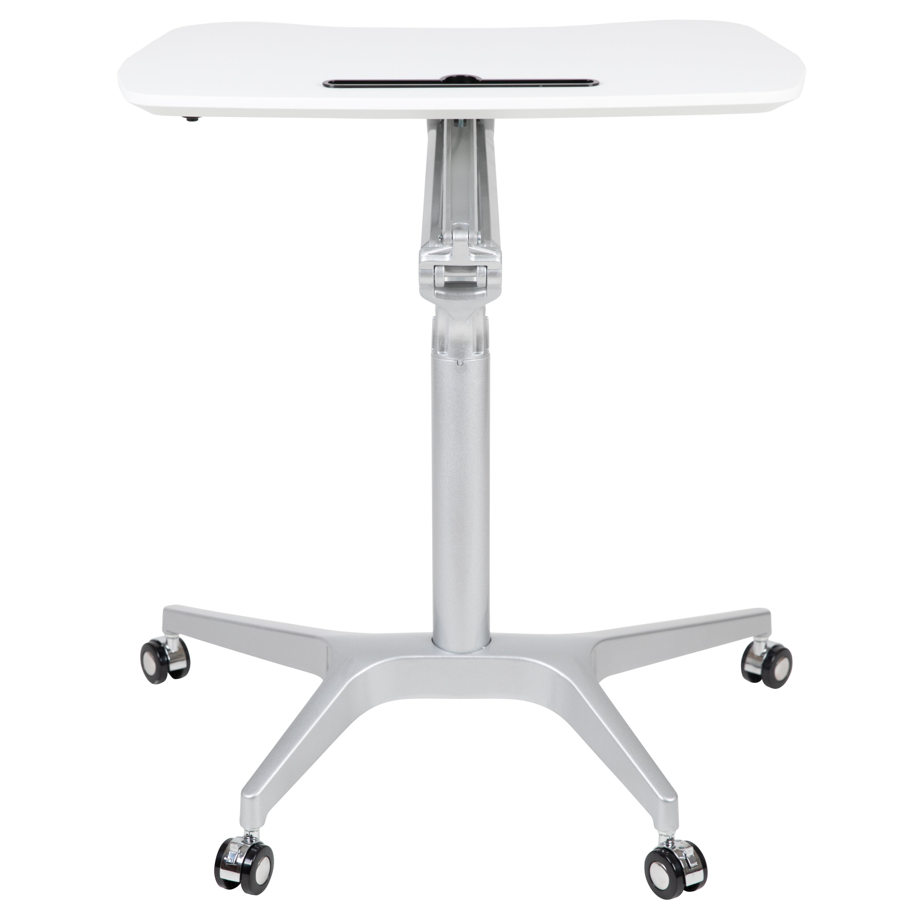 Stand up sit on sale down computer desk