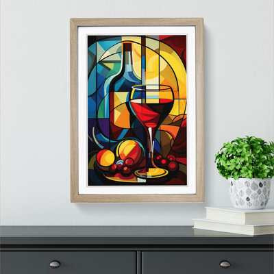 Wine Constructivism - Framed Print