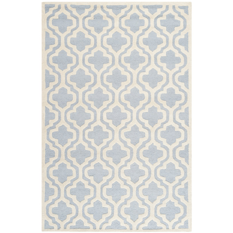 Cannen Hand Tufted Wool Geometric Rug, Rectangle 11'6" x 16'