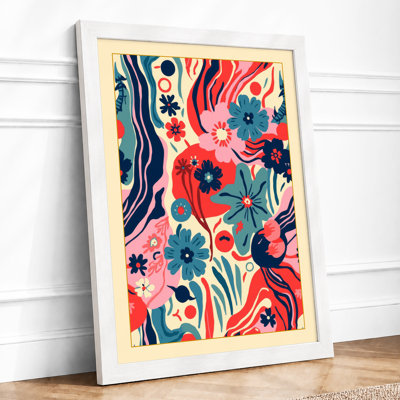 Ribbons Botanical - Framed Print