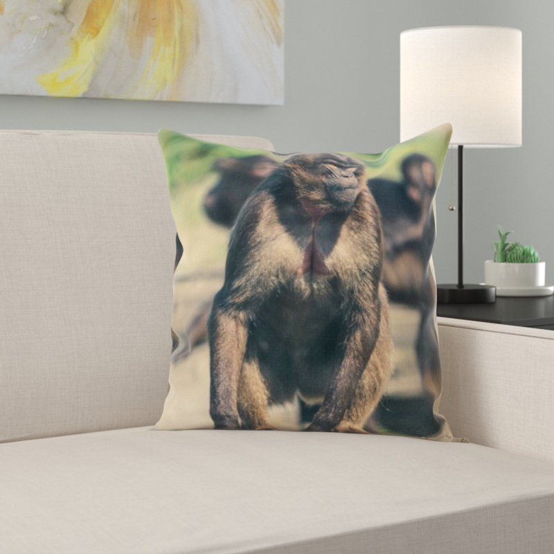 Microsuede Throw Pillow