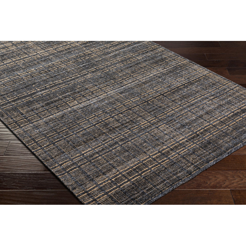 Spanjian Geometric Indoor Rug, Rectangle 9' x 12'