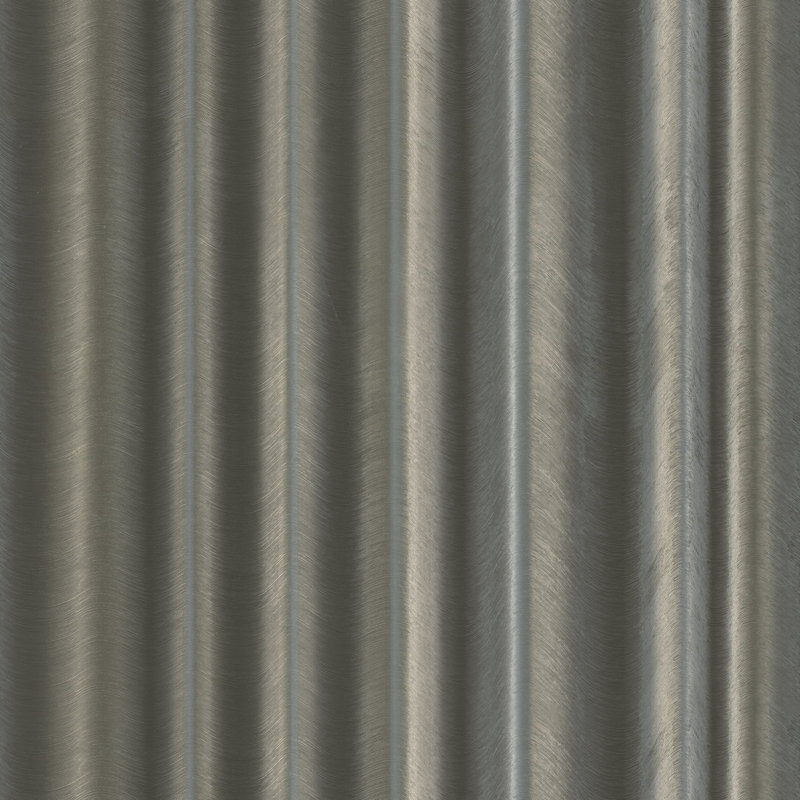 Air Collection Silk Wave Shimmer Textured Wallpaper Roll, Black