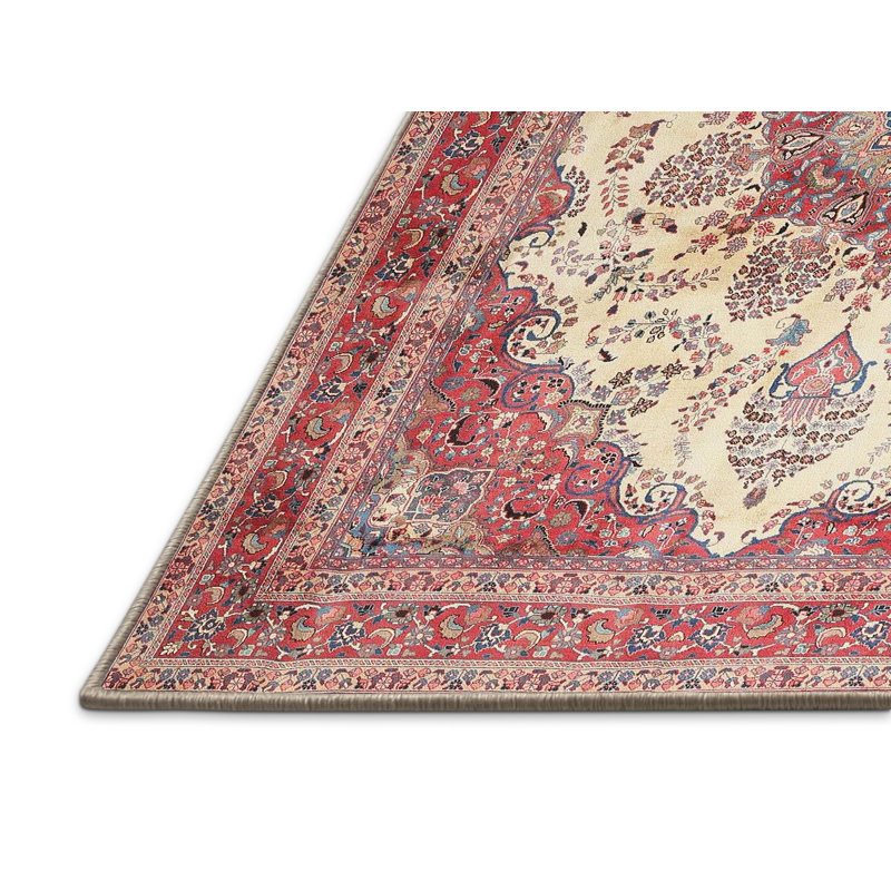 Oriental Indoor Rug, Rectangle 6' x 9'