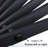 Modern Led Chandeliers For Dining Room Kitchen Living Room Office Bar Restaurant Store Bedroom Chandelier Light Fixture Dimmable Modern Pendant Light Adjustable Height L38.6 20 Lights,Black