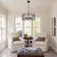 20" Metal Farme Chandelier with Crystal Accents-119208646