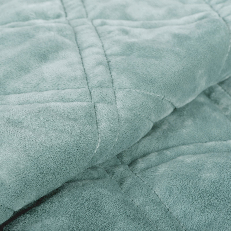 Ensemble de couette surdimensionné de 4 pièces en microfibre douce, Couette queen + 2 taies d'oreiller standard + cous