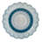 Round Pressed Tapered Glass Vase