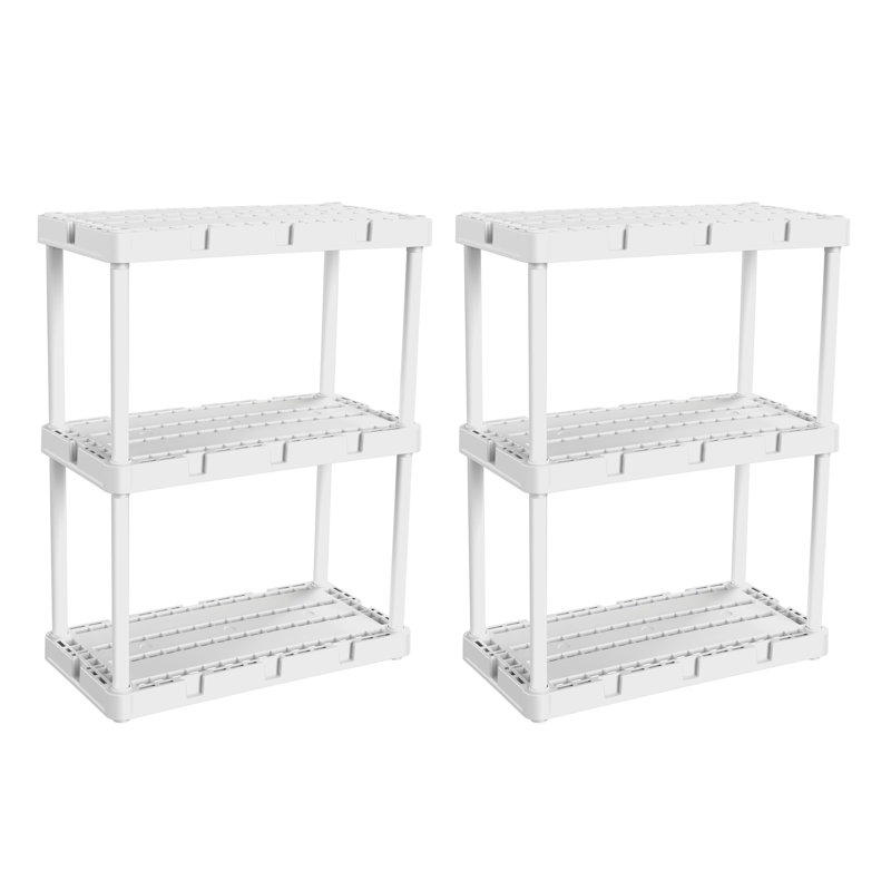 12 " W Plastic Shelving Unit