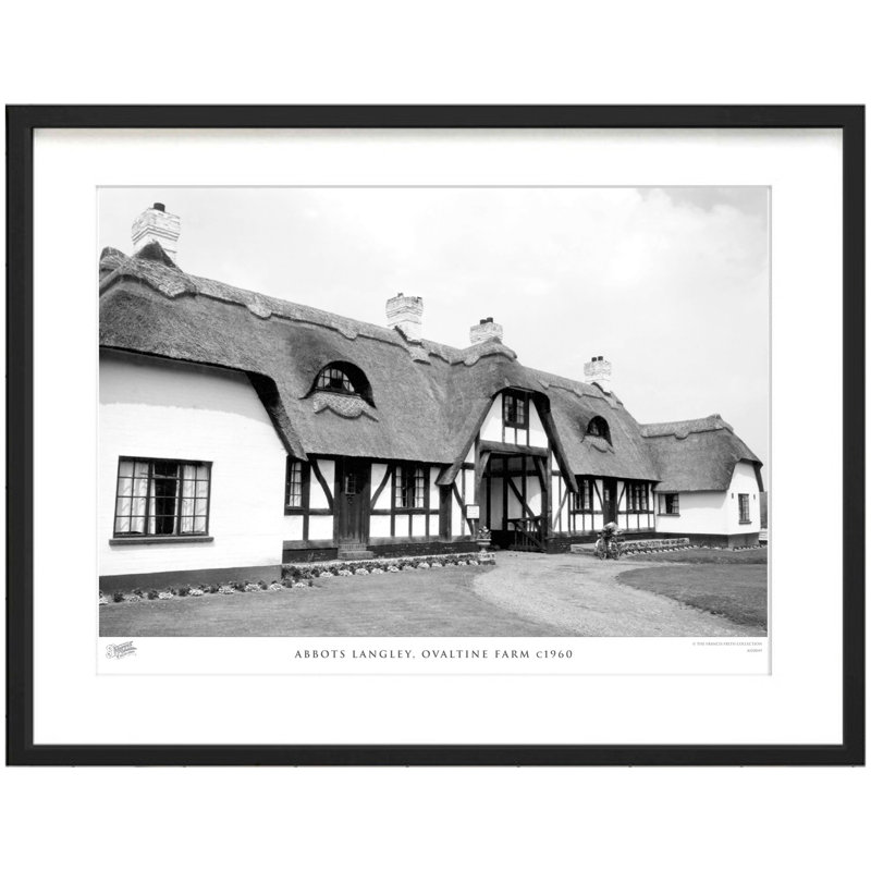 Abbots Langley, Ovaltine Farm C1960 by Francis Frith - Single Picture Frame Print, 40cm H x 50cm W x 2.3cm D