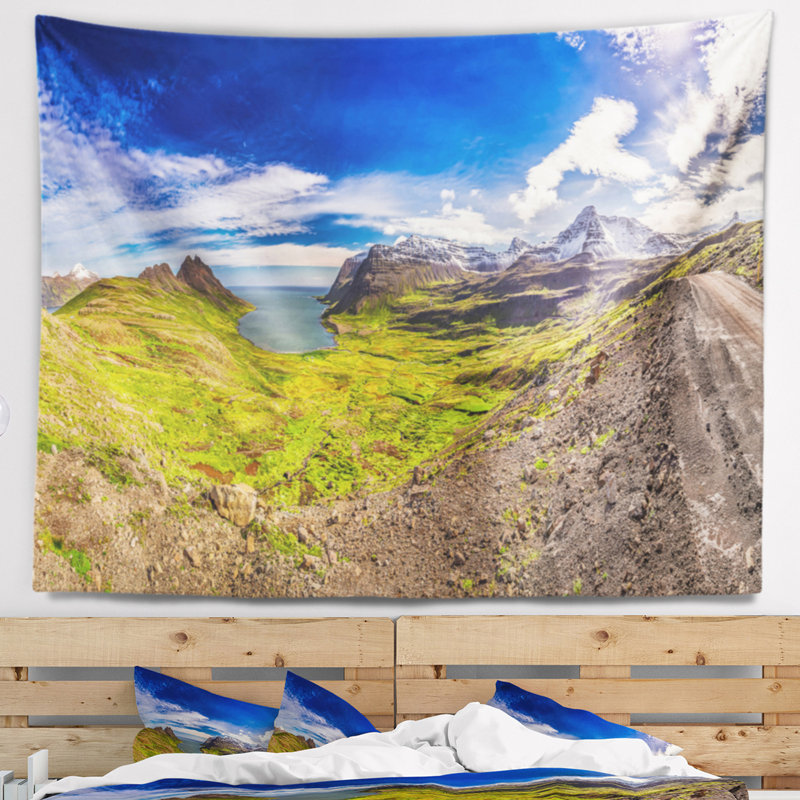 Landscape Polyester Tapestry, 50" H x 60" W