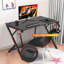 Bureau de jeu avec porte-gobelet