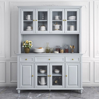 American-style Poplar Wall-mounted Food Storage Cabinet by Canora Grey