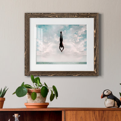 Cliff Diver par J Paul - reproduction de photo sur papier encadrée