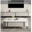 Table basse multifonctionnelle en ardoise avec rangement