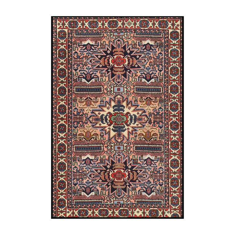 Oriental Indoor Rug, Rectangle 5' x 7'