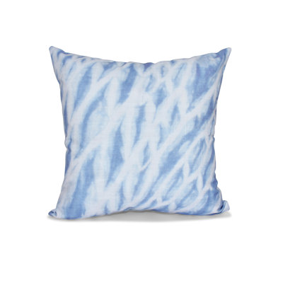 Shibori Stripe Geometric Throw Pillow Cover & Insert