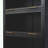 Tall Iron Cabinet with Glass Doors and LED Lights