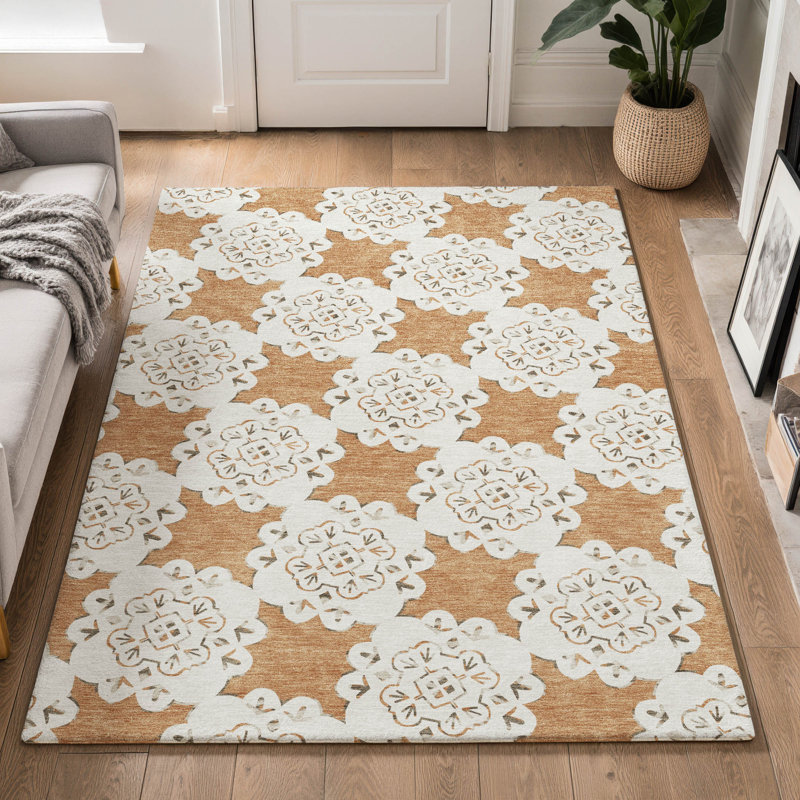 Tapis décontracté de qualité supérieure Mayfield, Cuivre, 3 pi x 5 pi