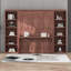 Lit escamotable avec bureau et bibliothèque Murphy-121334641