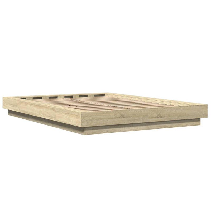 Bormann Bed Frame, Double (135 x 190 cm), Sonoma Oak