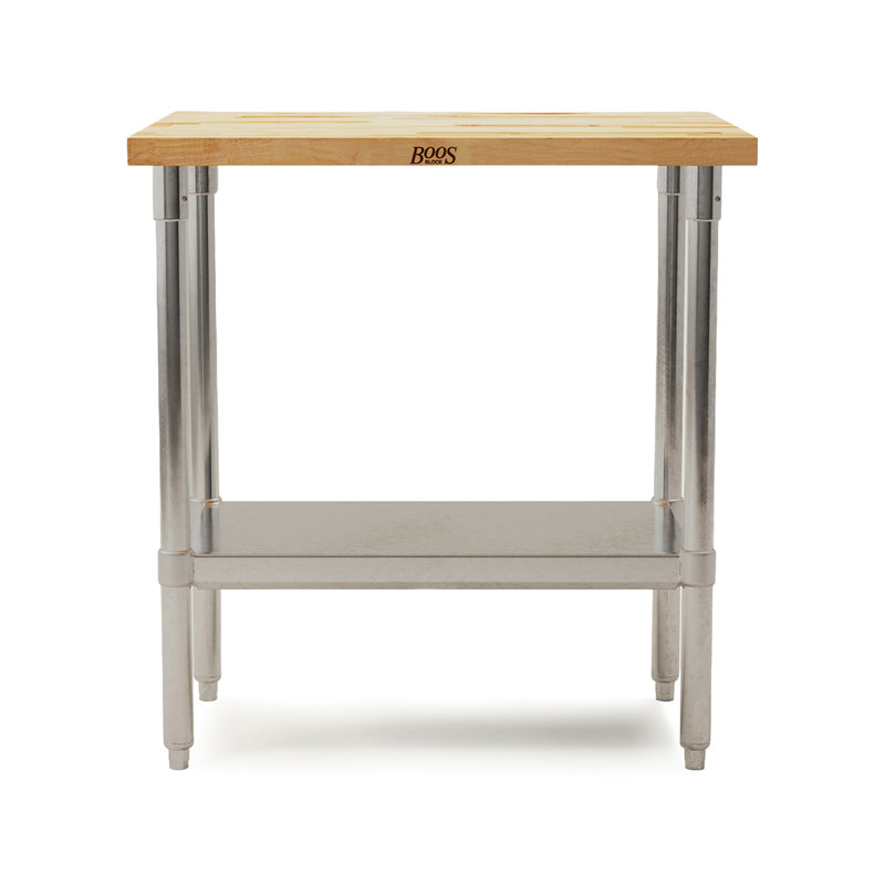 Wood Top Workbench, 36" H x 48" W x 24" D