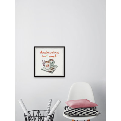 Calories Don't Count - Single Picture Frame Print