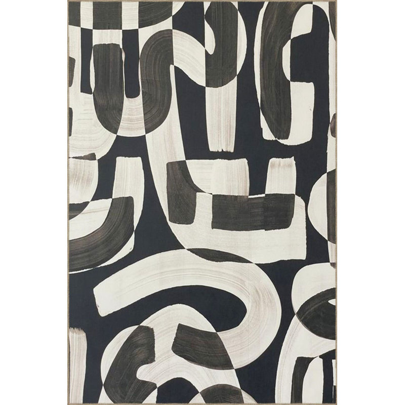 Tapis lavable texturé texturé, Sous-tapis carré 3 pi 3 po inclus